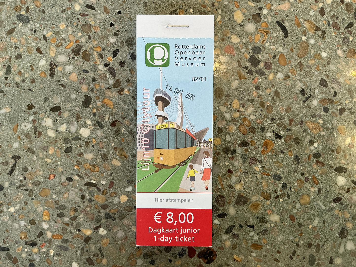 Lijn 10 tramticket